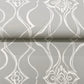Pirouette Grey Wallpaper