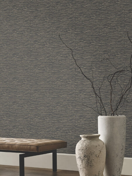 Horizons Charcoal Wallpaper