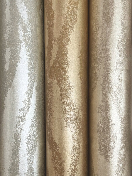 Zebra Chic Antique Gold Wallpaper