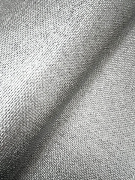 Woven Glimmer Silver Wallpaper
