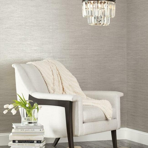 Lombard Dark Silver Wallpaper