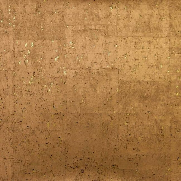Cork Copper Wallpaper