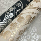 Imperial Damask Off White & Gold Wallpaper