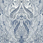 Jaipur Paisley Damas Blue Wall Mural