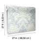 French Artichoke Dam Blue Wallpaper