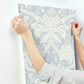 French Artichoke Dam Blue Wallpaper