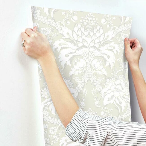 Artichoke Dam Beige & Gold Wallpaper