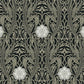 Gatsby Damask Black Wallpaper