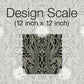 Gatsby Damask Black Wallpaper