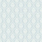 Petite Ogee Blue Wallpaper