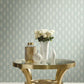 Petite Ogee Green Wallpaper