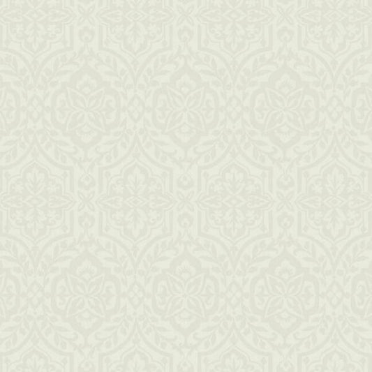 Catherdral Damask Taupe Wallpaper