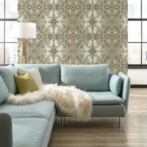 Inner Beauty Off White Wallpaper