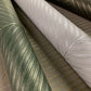 Green/Gold Palm Chevron Wallpaper