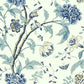 Teahouse Floral Green Wallpaper