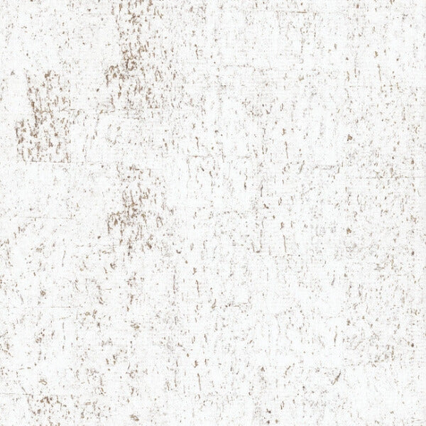 Cork Bright White & Gold Wallpaper