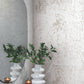 Cork Bright White & Gold Wallpaper