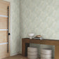 Floating Lanterns Smokey Blue Wallpaper