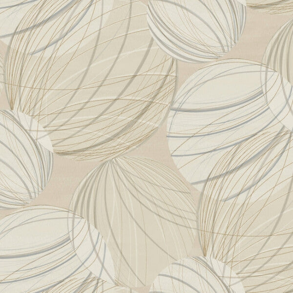 Floating Lanterns Taupe Wallpaper