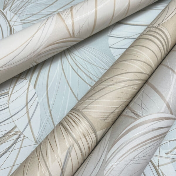 Floating Lanterns Taupe Wallpaper
