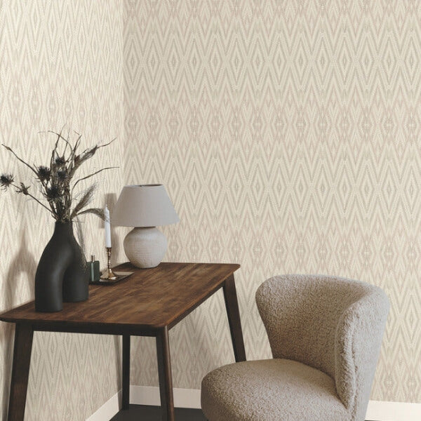 Diamond Marquise Lavender Wallpaper