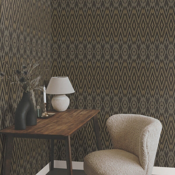 Diamond Marquise Black Wallpaper