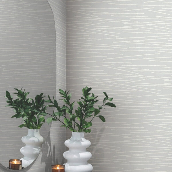 Line Horizon Spa Blue Wallpaper