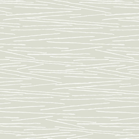 Line Horizon Soft Green Wallpaper