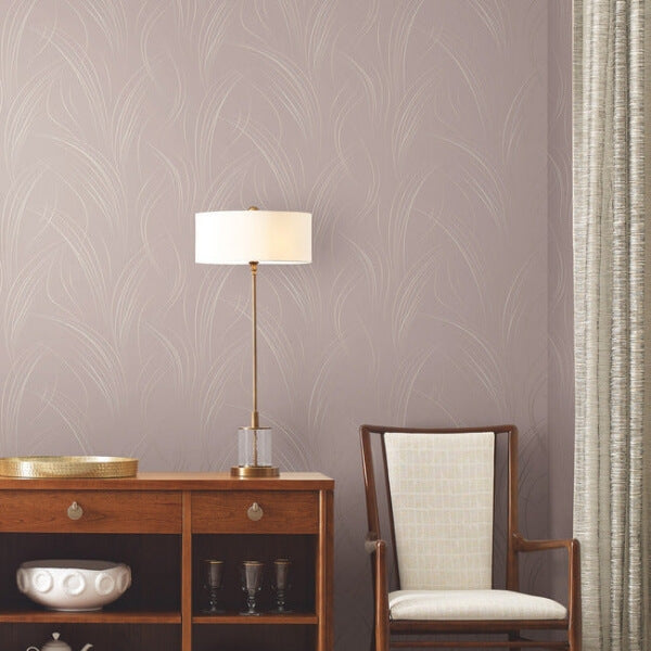 Graceful Wisp Lavender Wallpaper
