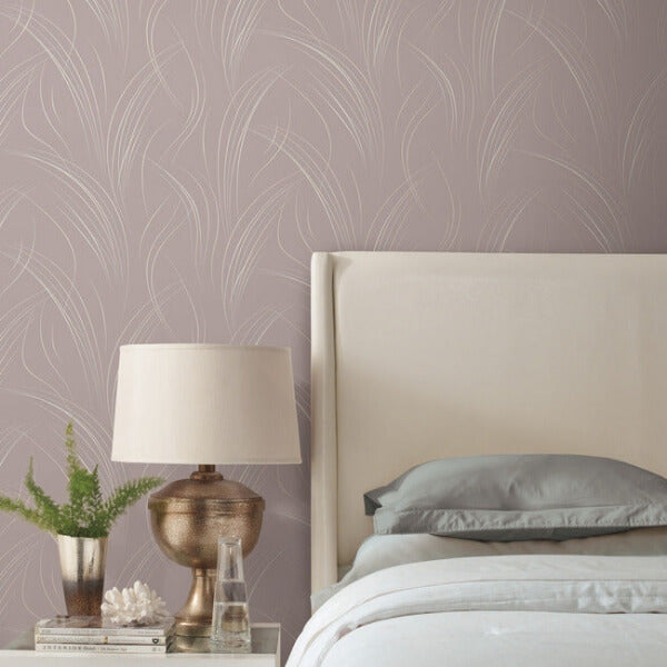 Graceful Wisp Lavender Wallpaper