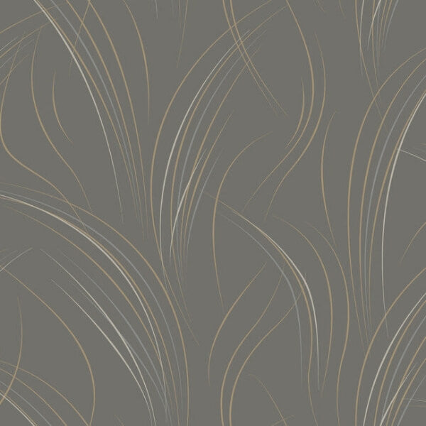Graceful Wisp Charcoal Wallpaper