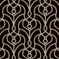 Divine Trellis Black Wallpaper