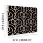 Divine Trellis Black Wallpaper
