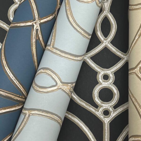 Divine Trellis Taupe Wallpaper