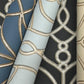 Divine Trellis Dusty Blue Wallpaper