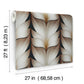 Lotus Light Stripe Black Wallpaper