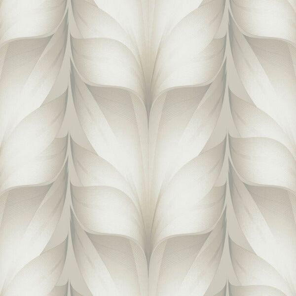 Lotus Light Stripe White Wallpaper