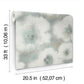 Blended Floral Aqua Wallpaper