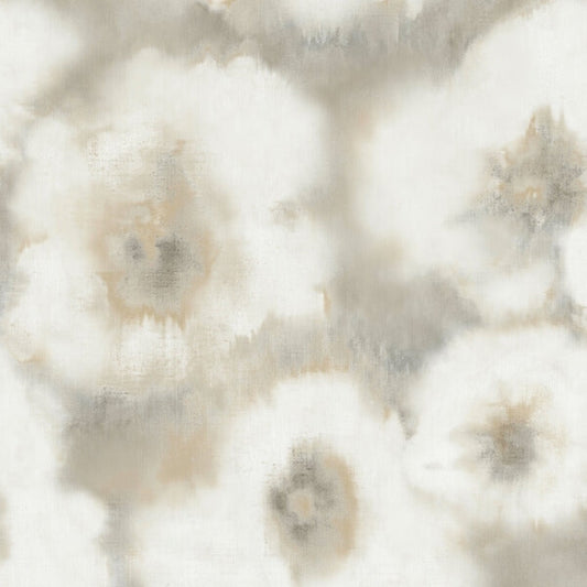 Blended Floral Neutral Wallpaper