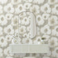 Blended Floral Neutral Wallpaper