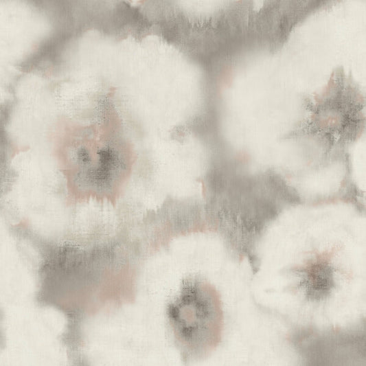 Blended Floral Clay Wallpaper