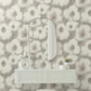 Blended Floral Clay Wallpaper