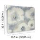 Blended Floral Blue Wallpaper