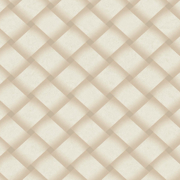 Bayside Basket Weave Blonde Wallpaper