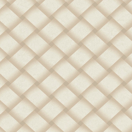 Bayside Basket Weave Blonde Wallpaper