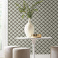 Bayside Basket Weave Mocha Wallpaper