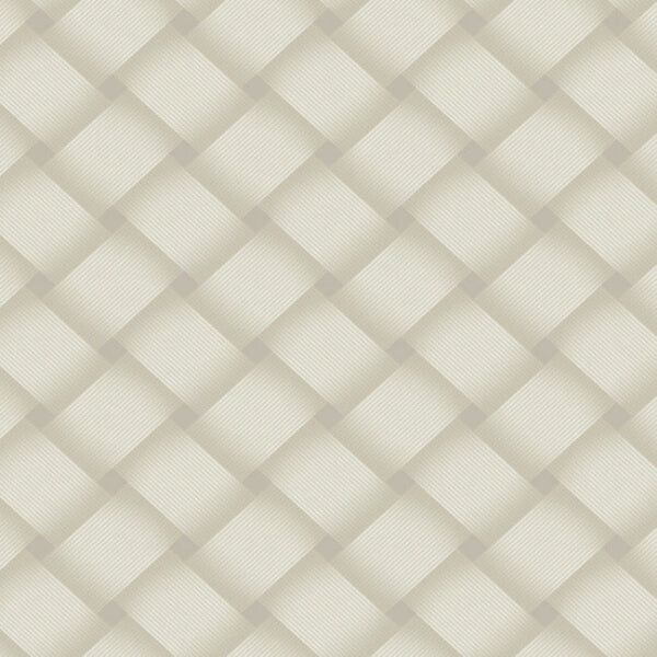 Bayside Basket Weave Neutral Wallpaper
