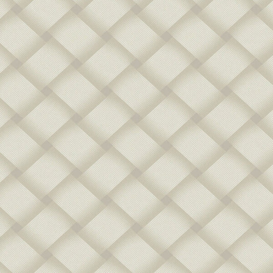 Bayside Basket Weave Neutral Wallpaper