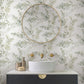 Blossom Fling Mineral Green Wallpaper