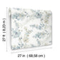 Blossom Fling Blue Wallpaper